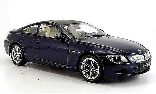 Bmw M6 Coupe 1/18 Revell E63 blu 2004 modellini auto
