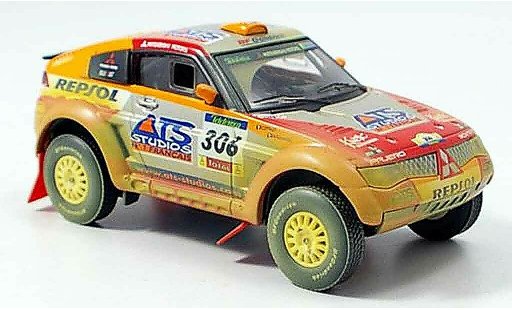 Mitsubishi Pajero Evolution 1/43 Solido MPR11 avec Schmutzeffekt 2005 modellini auto