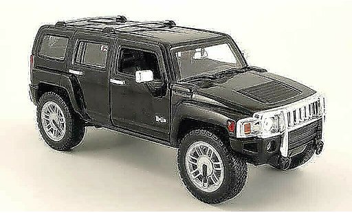 Hummer H3 Base 1/18 Hot Wheels SUV nero modellini auto