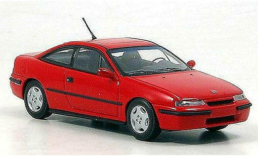 Opel Calibra Base 1/43 Minichamps rosso 1991 modellini auto