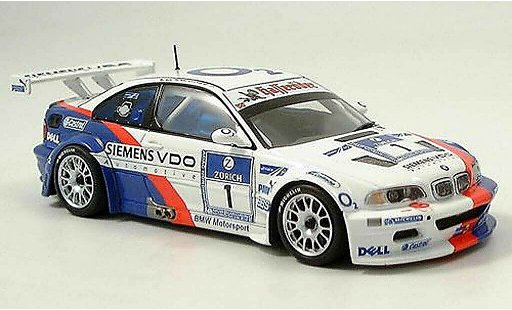 Bmw M3 GTR 1/43 Minichamps E92 No.1 Team Motorsport 24h ADAC Nurburgring 2005 modellini auto