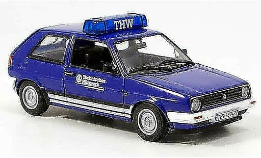 Volkswagen Golf Base 1/43 Minichamps thw blu modellini auto