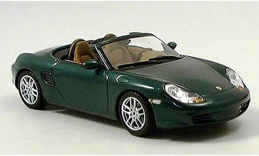 Porsche Boxster Base 1/43 Minichamps verde 2002 modellini auto