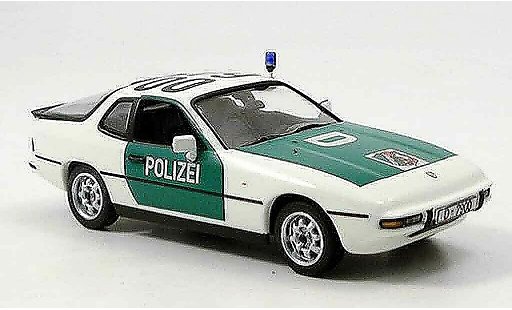 Porsche 924 Base 1/43 Minichamps Autobahnpolice Dusseldorf modellini auto