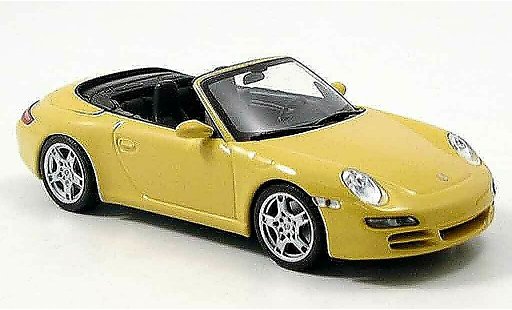 Porsche 911 S 1/43 Minichamps Carrera 911 Carrera Cabrio giallo 2005 modellini auto