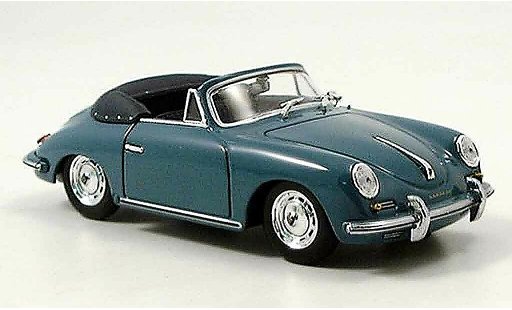 Porsche 356 1960 1/43 Minichamps B Cabrio blu modellini auto