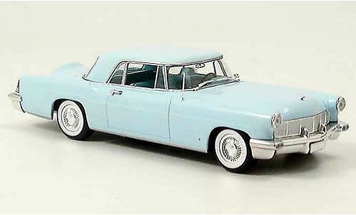 Lincoln Continental 1956 1/43 Minichamps MK II blu modellini auto