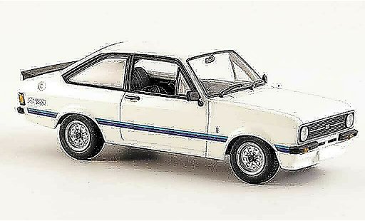 Ford Escort RS 1800 1/43 Minichamps bianco 1975 MK2 modellini auto