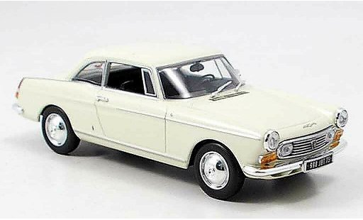 Peugeot 404 coupe 1/43 Minichamps creme 1962 modellini auto