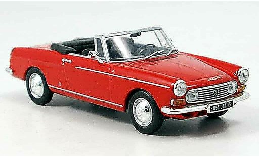 Peugeot 404 Cabriolet 1/43 Minichamps Cabrio rosso 1962 modellini auto