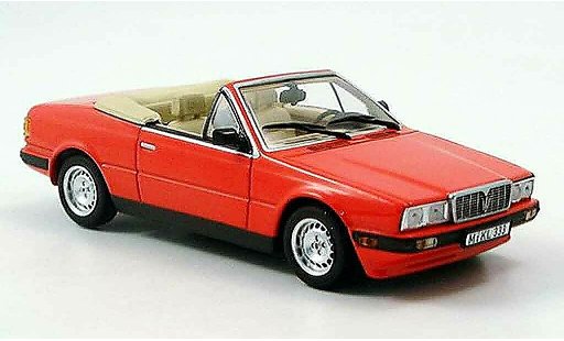 Maserati Biturbo Spyder 1/43 Minichamps rosso 1986 modellini auto