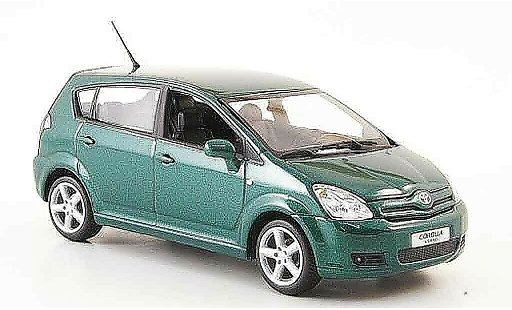 Toyota Corolla Verso Base 1/43 Minichamps verso verde 2004 modellini auto