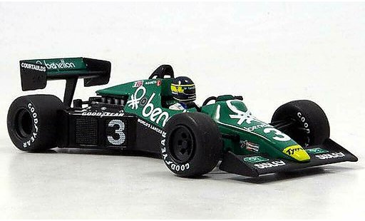 Ford F1 1983 1/43 Minichamps Tyrrell 012 Alboreto GP Niederlande modellini auto