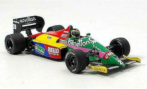 Benetton B187 course 1/43 Minichamps 1987 Benetton B 187 Boutsen modellini auto