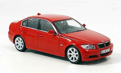 Bmw 335 berline 1/43 Minichamps E90 Serie rosso 2005 modellini auto