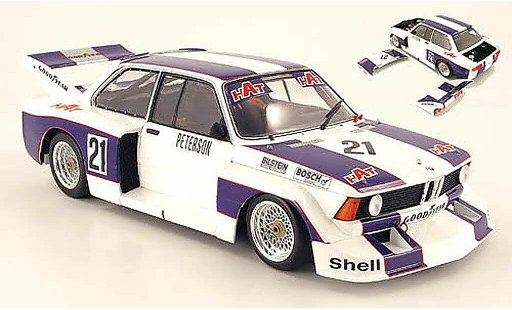 Bmw 320 Gr.5 1/18 Minichamps E21 i gr. 5 no.21 hat r.peterson drm 1977 modellini auto