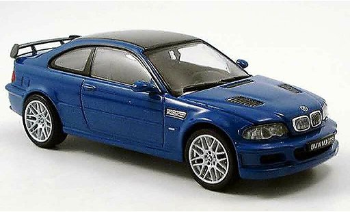 Bmw M3 coupe 1/43 Kyosho GTR E46 street blu modellini auto