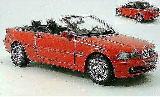 Bmw 328 cabriolet 1/18 Kyosho E46 ci rosso modellini auto