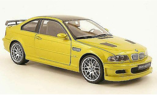Bmw M3 GTR 1/18 Kyosho E46 verde giallo modellini auto