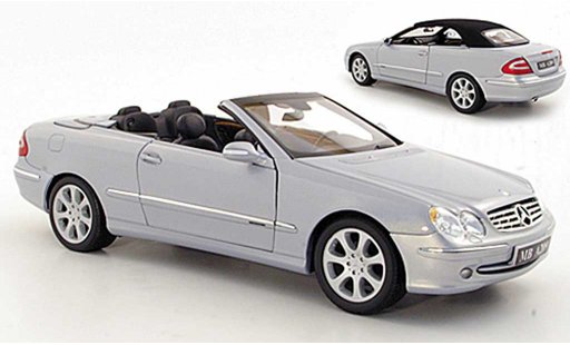 Mercedes Classe CL Cabriolet 1/18 Kyosho K Cabrio grigio metallisee 2003 modellini auto