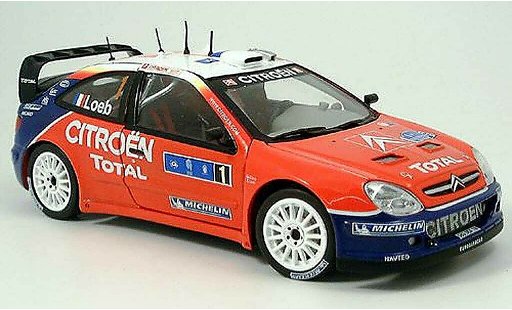 Citroen Xsara WRC 2005 1/18 Sun Star no.1 total vincitore tour de course modellini auto