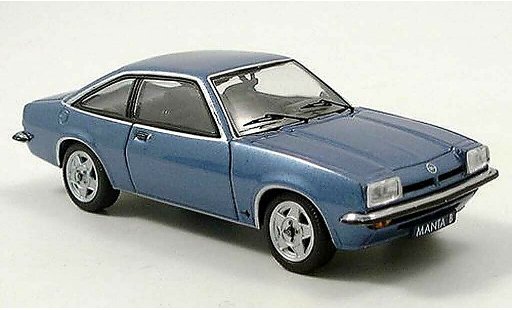 Opel Manta B B 1/43 Schuco blu modellini auto