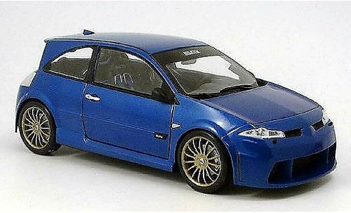 Renault Megane Vampire 1/18 Norev rstuning blu modellini auto