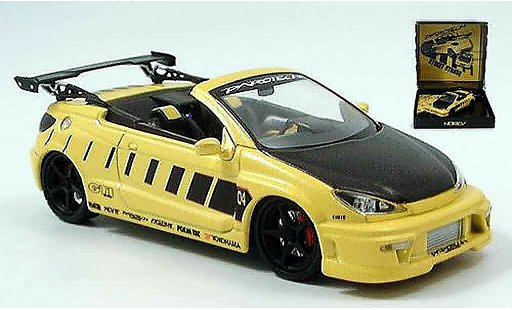 Peugeot 206 CC 1/43 Norev parotech giallo nero modellini auto