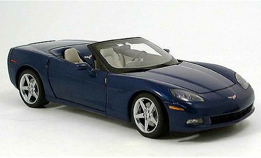Chevrolet Corvette Convertible 1/18 Autoart C6 convertibile blu 2005 modellini auto