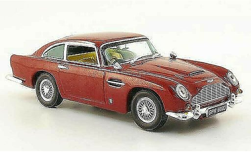 Aston Martin DB5 saloon 1/43 Vitesse rosso RHD beiges Interieur modellini auto
