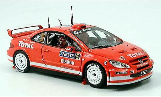 Peugeot 307 WRC 1/43 Vitesse gronholm rallye 2004 modellini auto