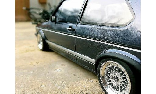 Volkswagen Golf GTI 1/18 Ottomobile 1800 Plus Jantes BBS RM modellini auto