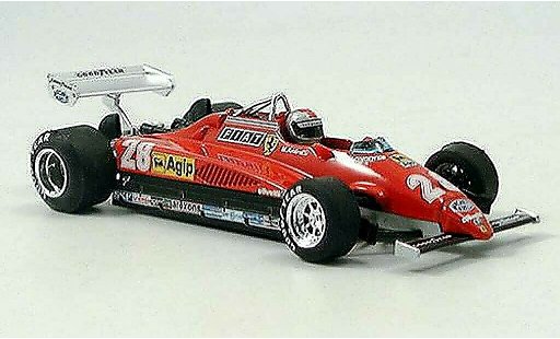 Ferrari 126 C2 1/43 Brumm Turbo No.28 GP Italien Monza modellini auto