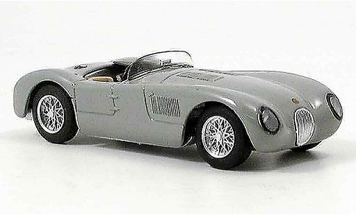 Jaguar C-Type Stradale 1/43 Brumm grigio modellini auto