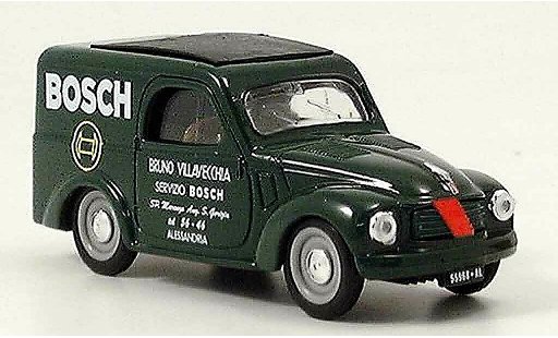 Fiat 500 C 1/43 Brumm Lieferwagen Bosch verde modellini auto