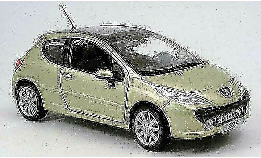 Peugeot 207 GT 1/18 Norev 3 portes or modellini auto
