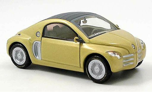 Renault Fiftie Concept 1/43 Norev giallo car 1996 modellini auto
