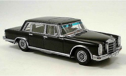 Mercedes 600 Base 1/43 Autoart (W100) SWB nero modellini auto
