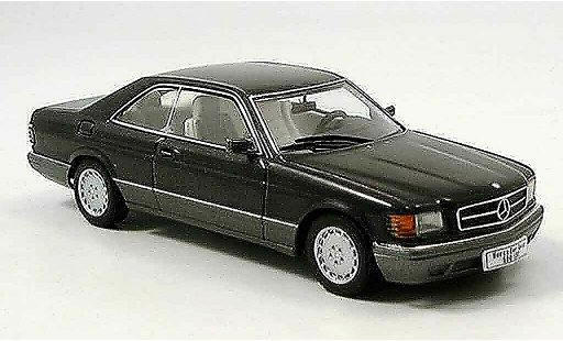 Mercedes 500 Coupe 1/43 Autoart (W126) nero modellini auto