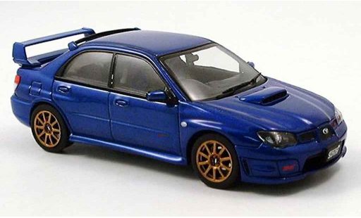 Subaru Impreza WRX 1/43 Autoart STI blu 2006 modellini auto