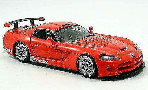 Dodge Viper Competition 1/43 Autoart Car Plain Body rosso 2004 modellini auto
