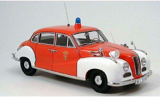 Bmw 501 pompiers 1/18 Autoart pompier modellini auto