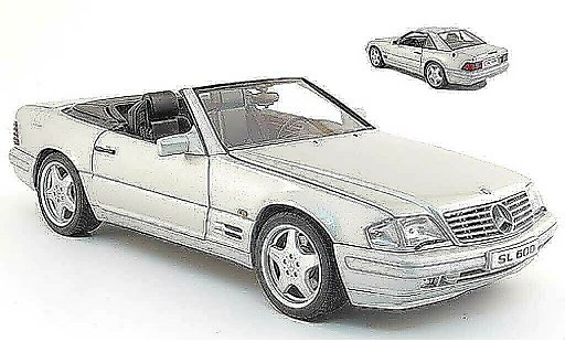 Mercedes Classe SL 600 1/18 Kyosho (r 129) grigio metallized 1997 modellini auto