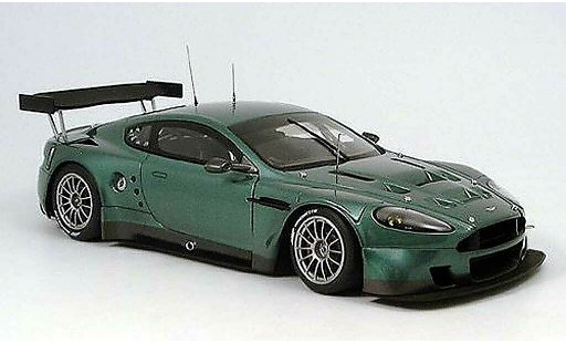 Aston Martin DBR9 gt1 1/18 Autoart 24h le mans plain body verde 2005 modellini auto