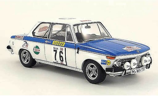 Bmw 2002 tii 1/18 Autoart no.76 rallye portugal 1972 modellini auto