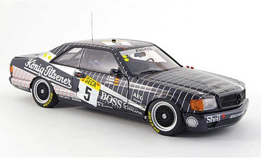 Mercedes 500 Coupe 1/18 Autoart (w126) amg no.5 24h spa 1989 modellini auto