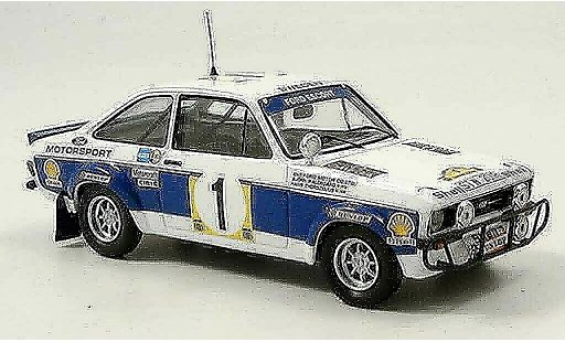 Ford Escort Berlina 1/43 Trofeu MKIIWorks Team Rally Safari 1977 modellini auto
