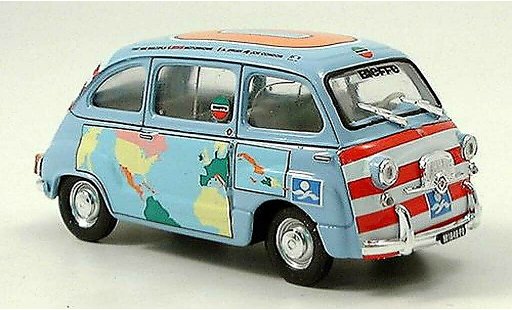 Fiat 600 Multipla 1/43 Brumm D Graziano Rossi Motorhome 1960 modellini auto