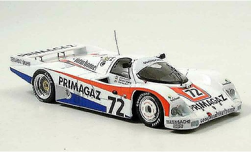 Porsche 962 1987 1/43 Spark No.72 Primagazzweiter Le Mans modellini auto