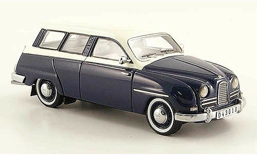 Saab 95 Base 1/43 Neo blu bianco 14 modellini auto